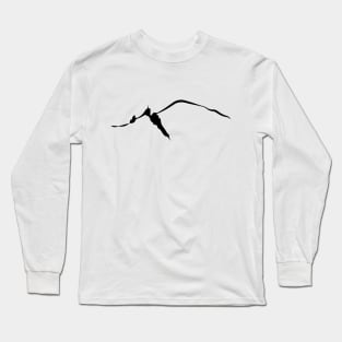 Chamonix Mont blanc et Aiguille du Midi leewarddesign Long Sleeve T-Shirt